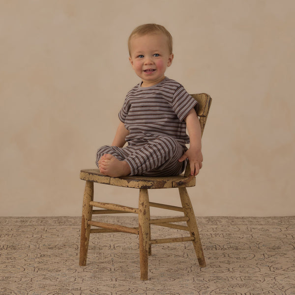 Rylee + Cru - Jersey Tee + Pant Set - Vintage Stripe