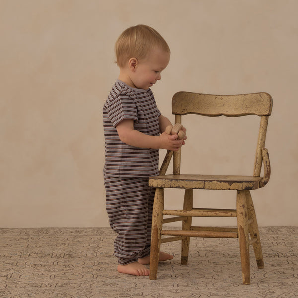Rylee + Cru - Jersey Tee + Pant Set - Vintage Stripe