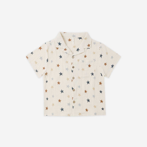 Rylee + Cru - Lapel Collar Shirt - Stars