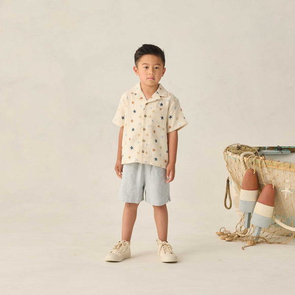 Rylee + Cru - Lapel Collar Shirt - Stars