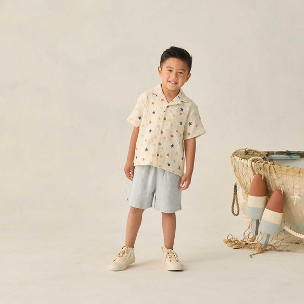 Rylee + Cru - Lapel Collar Shirt - Stars