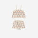 Rylee + Cru - Lili Knit Set - Blue / Light Pink / Ivory