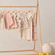 Rylee + Cru - Lili Knit Set - Blue / Light Pink / Ivory