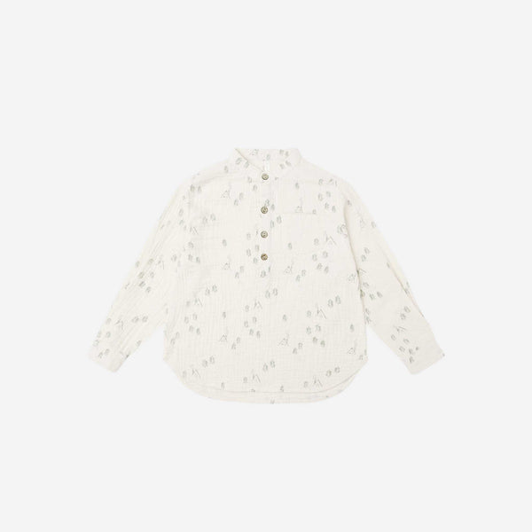 Rylee + Cru - Long Sleeve Mason Shirt - Woods