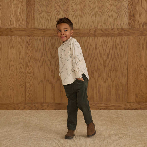 Rylee + Cru - Long Sleeve Mason Shirt - Woods