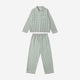 Rylee + Cru - Long Sleeve Pajamas - Evergreen Gingham