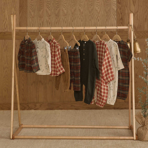 Rylee + Cru - Long Sleeve Woven Jumpsuit - Woods