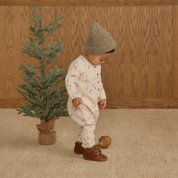 Rylee + Cru - Long Sleeve Woven Jumpsuit - Woods