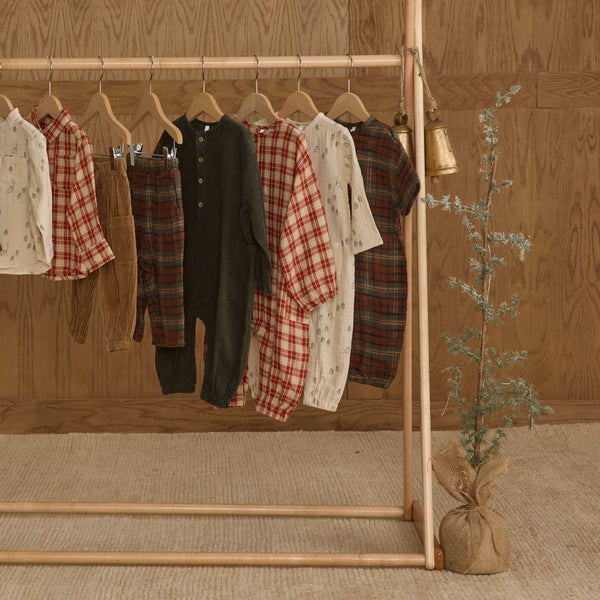 Rylee + Cru - Long Sleeve Woven Jumpsuit - Woods