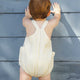 Rylee + Cru -Lou Romper - Citron Stripe