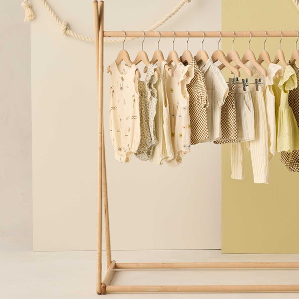 Rylee + Cru -Lou Romper - Citron Stripe