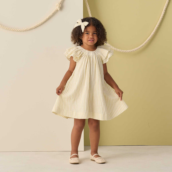 Rylee + Cru - Lucia Dress | Citron Stripe