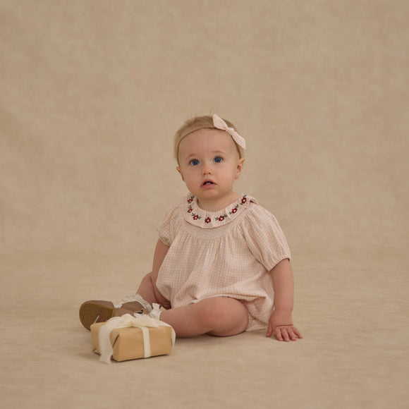 Rylee + Cru - Lula Romper - Petal Gingham