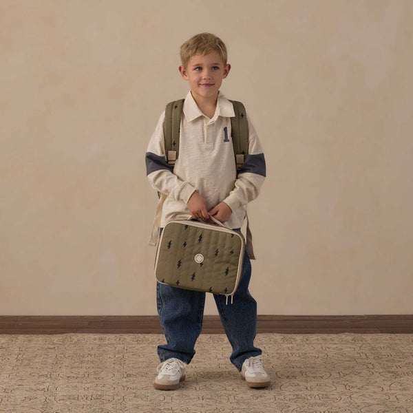 Rylee + Cru - Lunch Bag - Bolts / Olive
