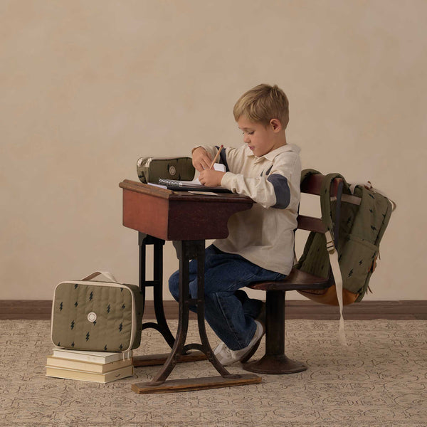 Rylee + Cru - Lunch Bag - Bolts / Olive
