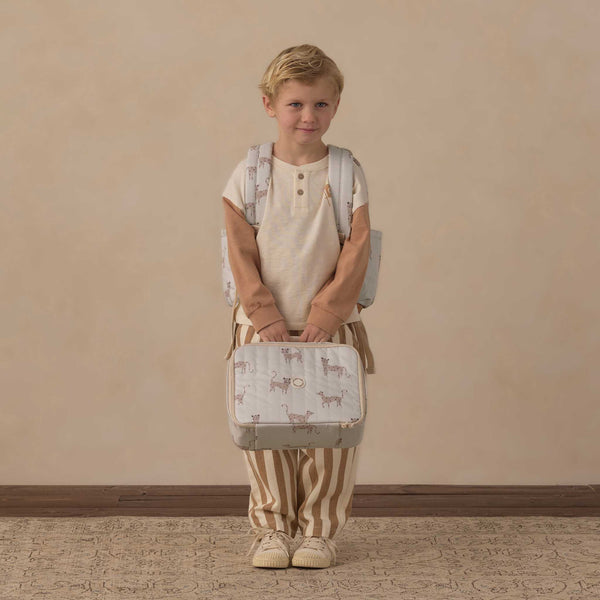 Rylee + Cru - Lunch Bag - Leopard / Fog