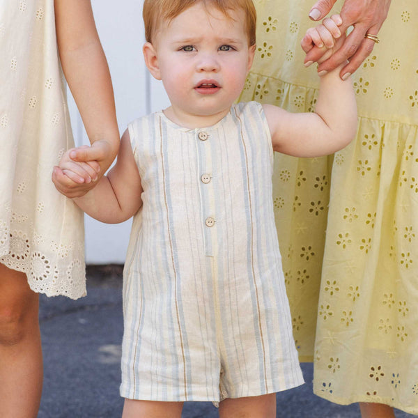 Rylee + Cru - Maverick Romper | Sea Stripe