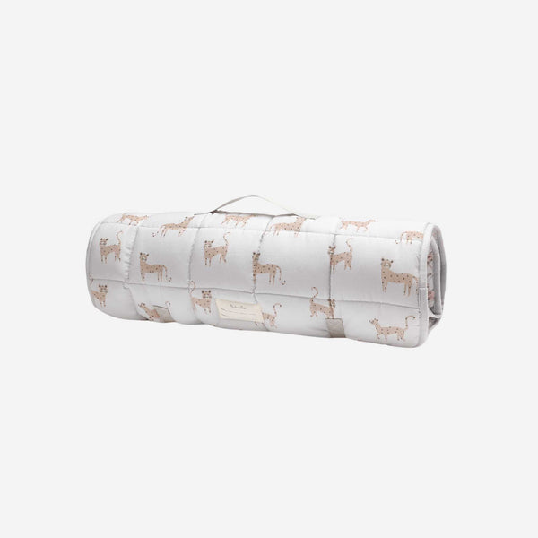 Rylee + Cru - Nap Mat - Leopard / Fog