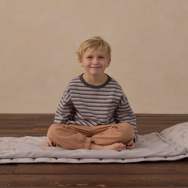 Rylee + Cru - Nap Mat - Leopard / Fog