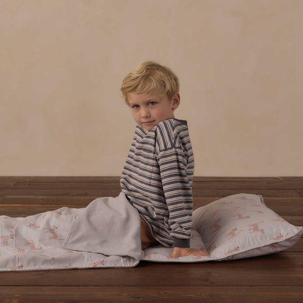 Rylee + Cru - Nap Mat - Leopard / Fog