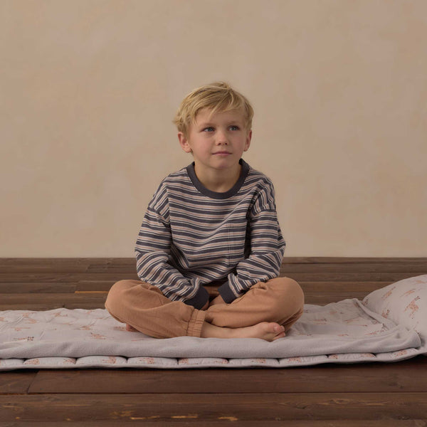 Rylee + Cru - Nap Mat - Leopard / Fog