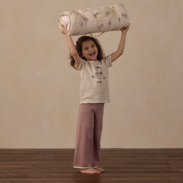 Rylee + Cru - Nap Mat - Owls / Petal
