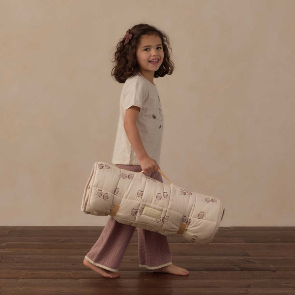 Rylee + Cru - Nap Mat - Owls / Petal