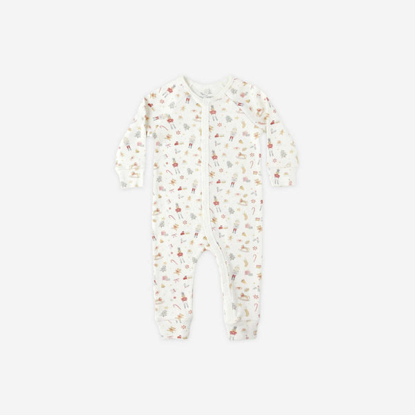 Rylee + Cru - Organic Long John Pajama - Festive