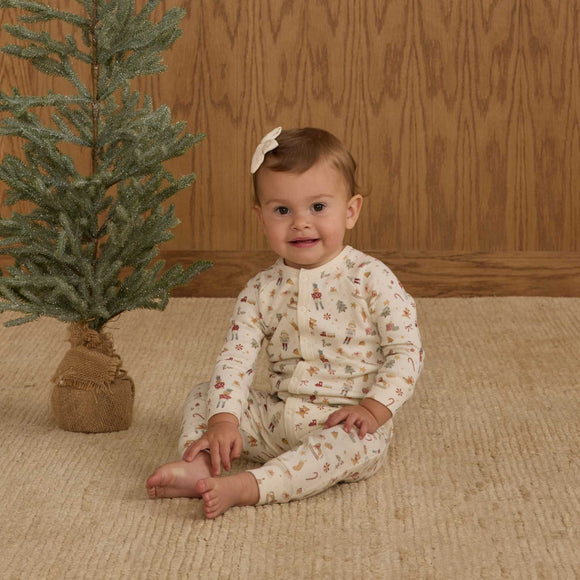 Rylee + Cru - Organic Long John Pajama - Festive