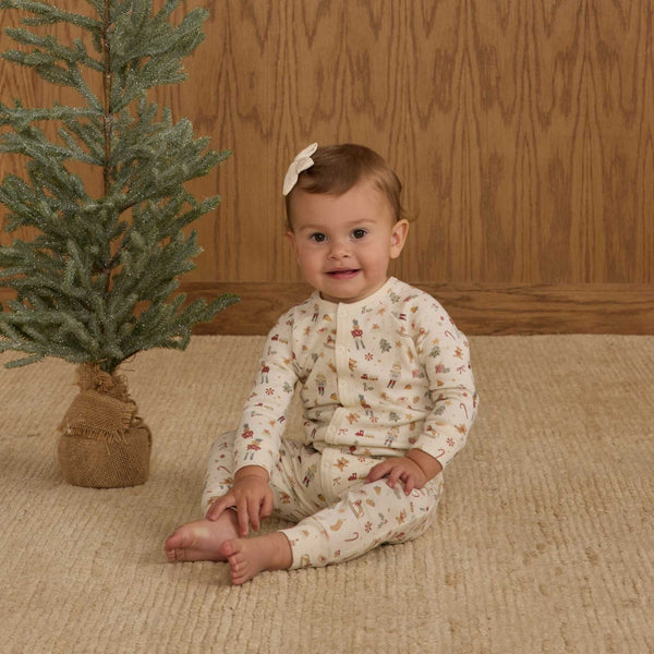 Rylee + Cru - Organic Long John Pajama - Festive