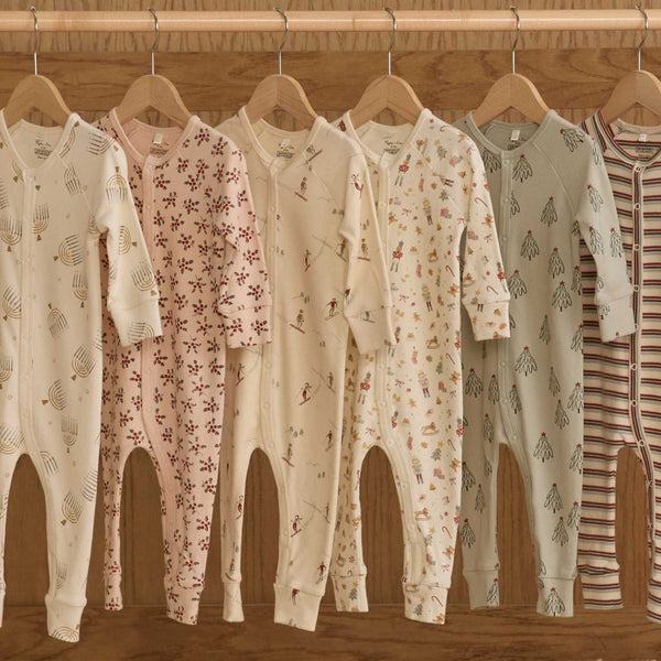 Rylee + Cru - Organic Long John Pajama - Festive