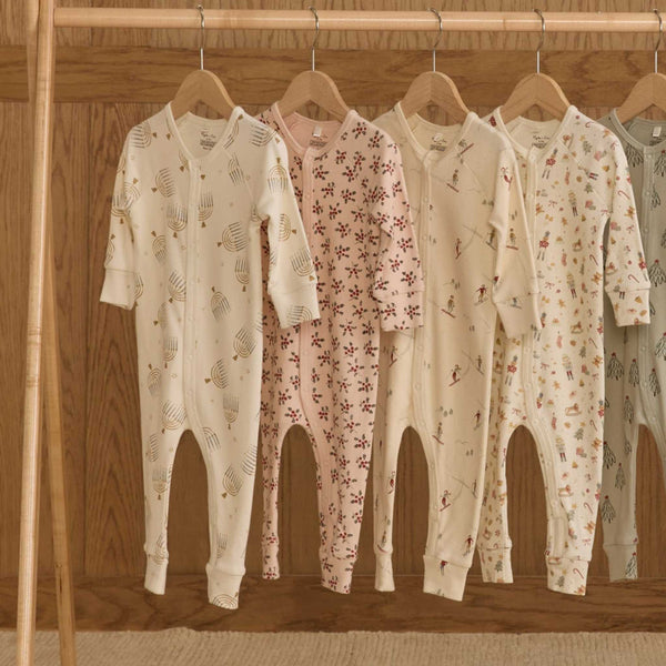 Rylee + Cru - Organic Long John Pajama - Festive