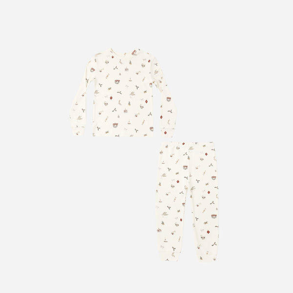 Rylee + Cru - Organic Long Sleeve Pajama Set - Favorite Things