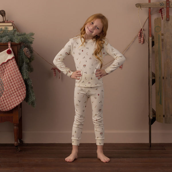 Rylee + Cru - Organic Long Sleeve Pajama Set - Favorite Things