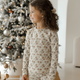 Rylee + Cru - Organic Long Sleeve Pajama Set - Holiday Floral