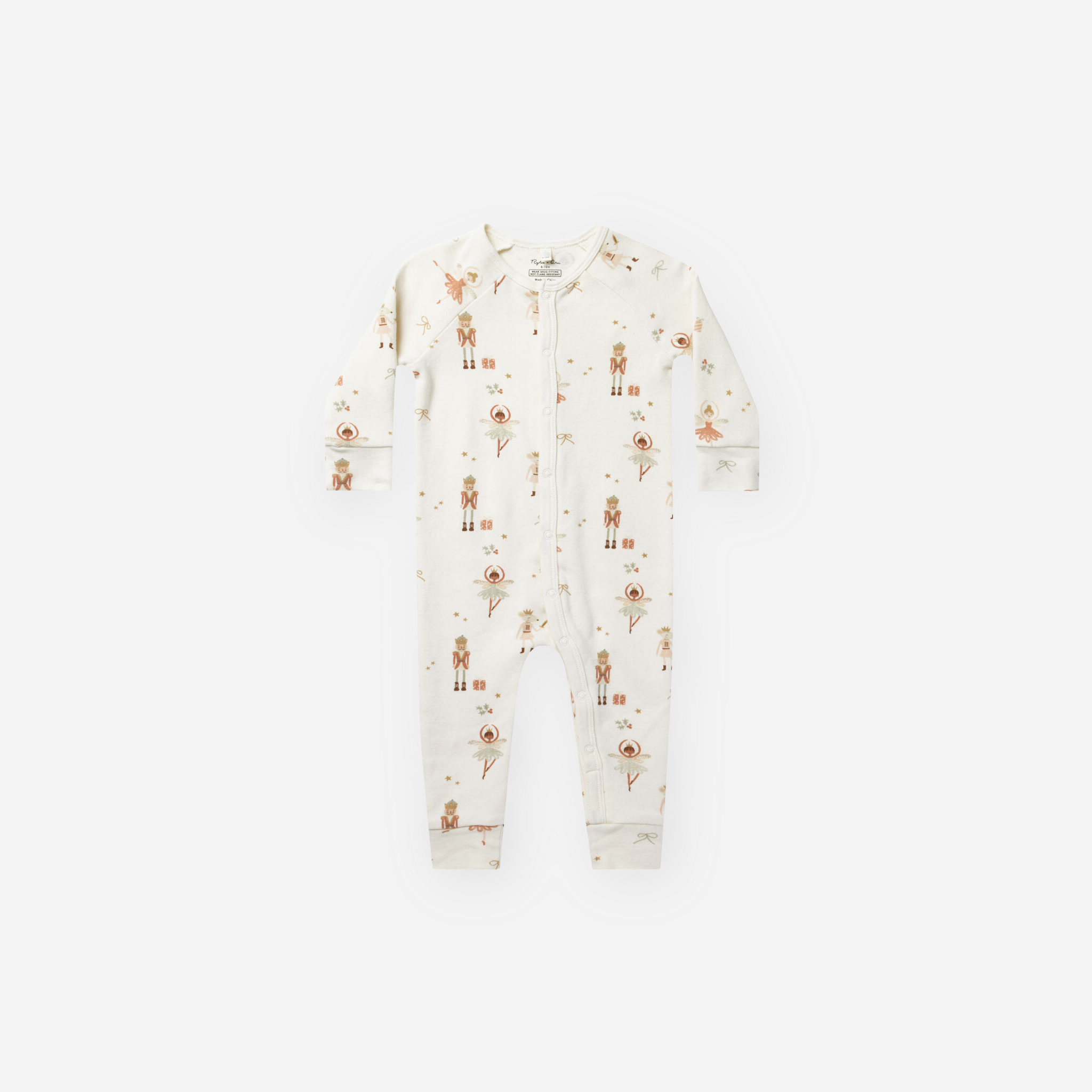 Rylee + Cru - Organic Pajama Long John - Nutcracker – Dearly