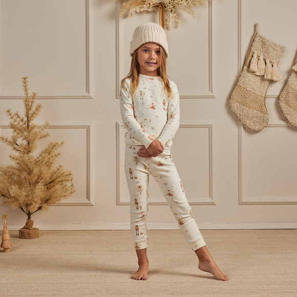 Rylee + Cru - Organic Pajama Set - Nutcracker