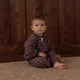 Rylee + Cru - Oversized Crew - Mulberry Stripe