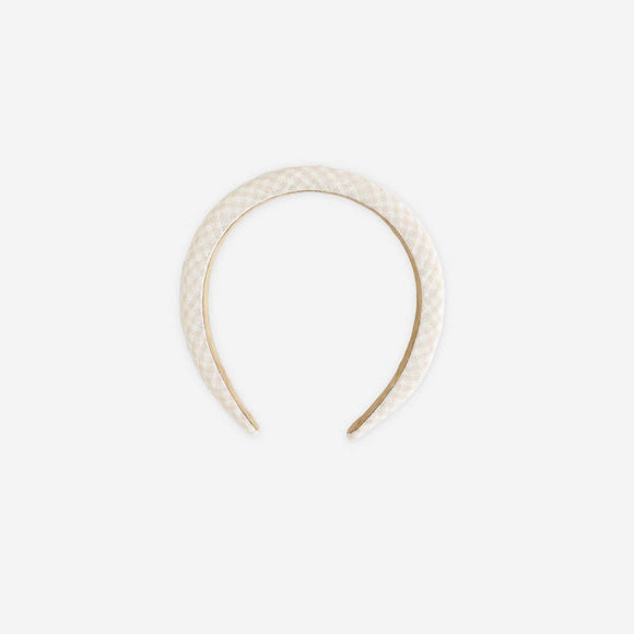 Rylee + Cru - Padded Headband - Petal Gingham