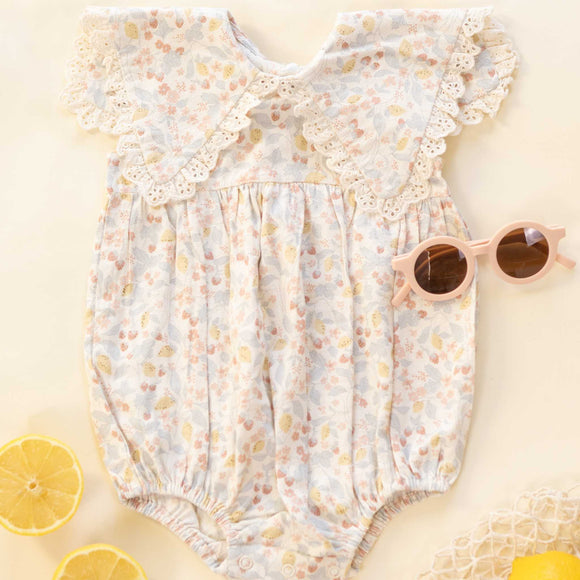 Rylee + Cru - Porter Romper - Summer Garden