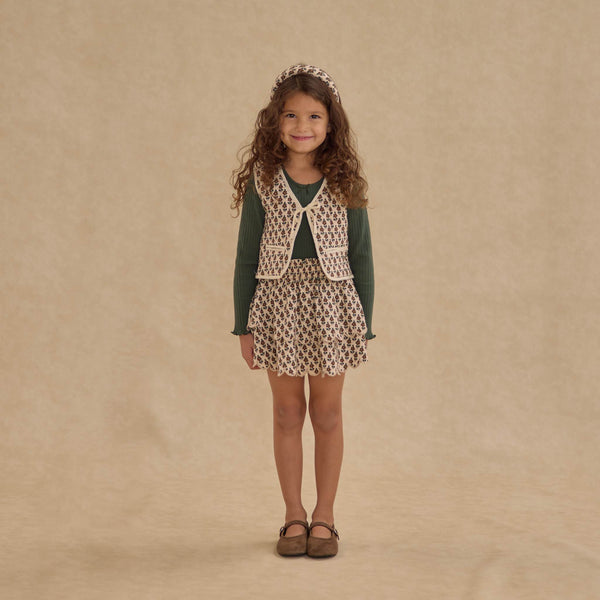 Rylee + Cru - Quilted Vest - Harvest Floral