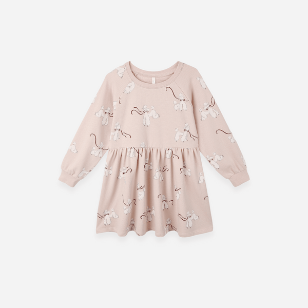 Rylee + Cru - Raglan Dress - Poodles