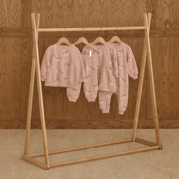 Rylee + Cru - Raglan Dress - Poodles