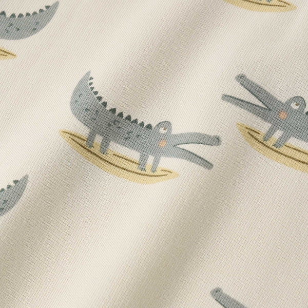 Rylee + Cru - Relaxed Bubble Romper - Alligators