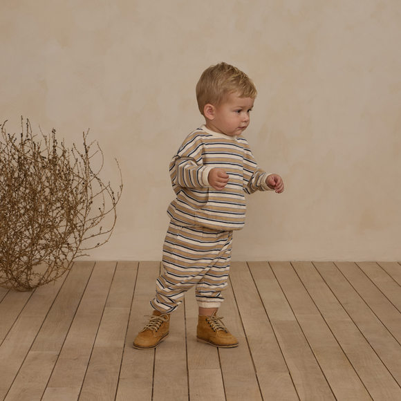 Rylee + Cru - Relaxed Set - Blue Vintage Stripe