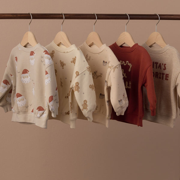 Rylee + Cru - Relaxed Sweatshirt - Santa