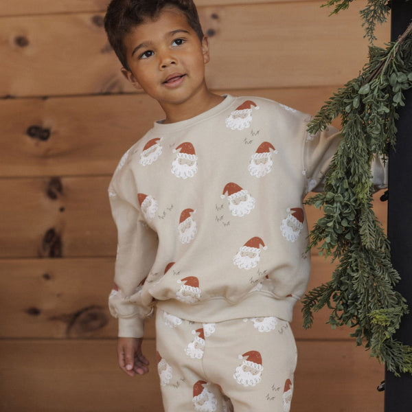 Rylee + Cru - Relaxed Sweatshirt - Santa