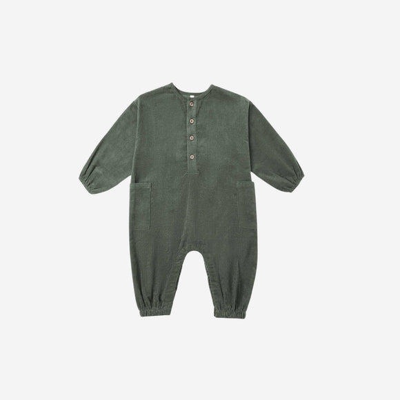 Rylee + Cru - Relaxed Woven Jumpsuit - Evergreen