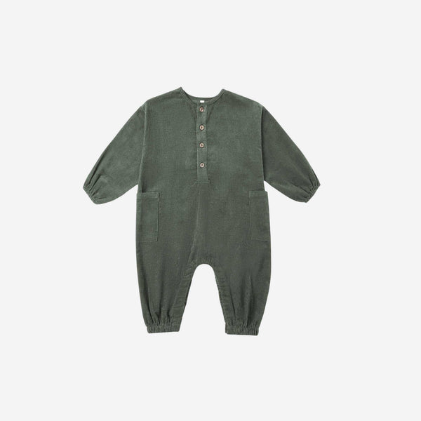 Rylee + Cru - Relaxed Woven Jumpsuit - Evergreen