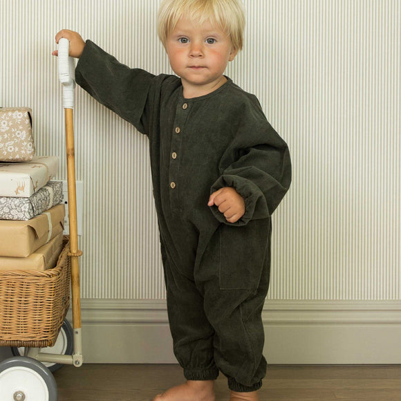 Rylee + Cru - Relaxed Woven Jumpsuit - Evergreen